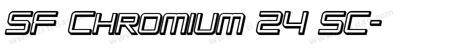 SF Chromium 24 SC字体转换